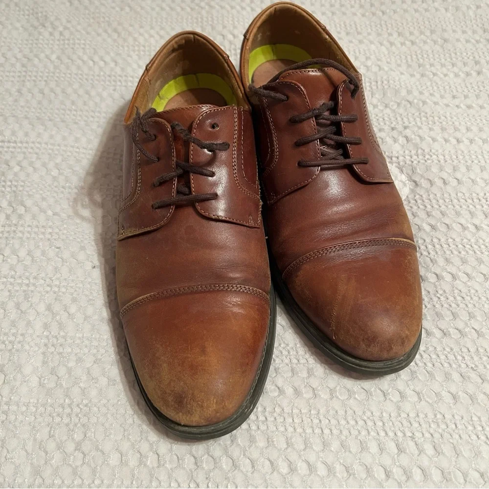 Florsheim Brown‎ Leather Oxford Dress Shoes with Rounded Toe 10.5D